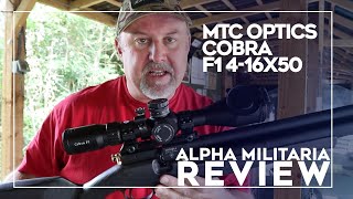 MTC Optics Cobra F1 416x50 scope review  quotAffordable highperforming first focal plane scopequot [upl. by Elak214]