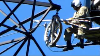 Helicopter Power Line Maintenance [upl. by Alyk]