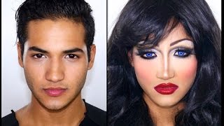 Drag Queen Make Up Tutorial [upl. by Nirik473]