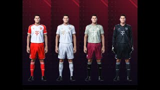 BAYERN MUNICH KITS PACK 20232024 FOR PES 2021SIDER amp CPK [upl. by Ferren]