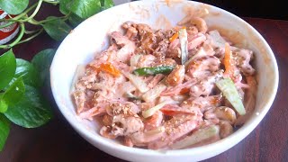 Cashew nut salad by Quick YamRestaurant style cashew nut salad  Salad recipes [upl. by Irrem997]