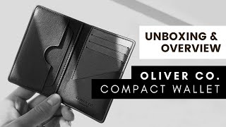 Oliver Co London Compact Wallet Unboxing amp Overview [upl. by Sabir291]