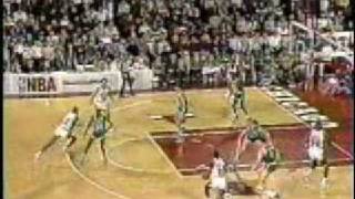 Michael Jordanalmost QUADRUPLE DOUBLE 42 pts9 rbs11 asts9 stls vs Celtics 1989 [upl. by Annhoj624]