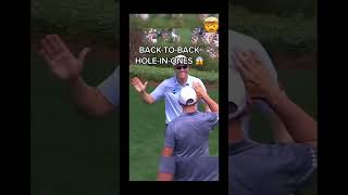 Back to back hole in ones golf subscribe holeinone [upl. by Solokin]