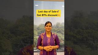 Last day of Sale Hurry enrol today to get maximum discount 💥 [upl. by Dnomyar155]