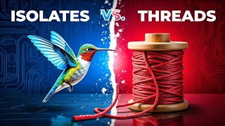 Flutter Isolates VS Threads [upl. by Eltsirk]