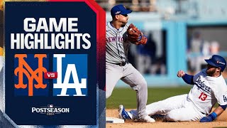 Mets vs Dodgers NLCS Game 2 Highlights 101424  MLB Highlights [upl. by Fawcette813]