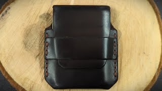 Making A Minimalist Leather Wallet Part 3 of 3 [upl. by Naraj]