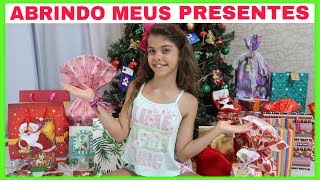 ABRINDO MEUS PRESENTES DE NATAL  NICOLE DUMER [upl. by Sato]