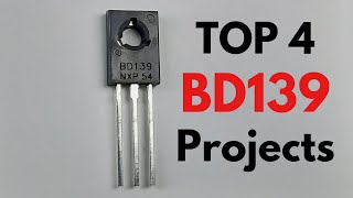 TOP 4 ELECTRONIC PROJECTS WITH BD139 TRANSISTOR [upl. by Atteuqihc]