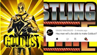 How to make Goldust in Wrestling Empire [upl. by Leissam]