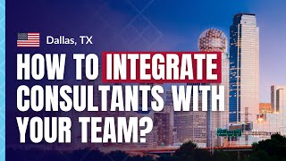 How To Integrate Consultants With Your Team ft Dallas Sales Team  Coalesce Management Consulting [upl. by Attiuqaj525]