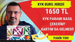 KYK PARAMI NASIL ALIRIM KARTIM DA GELMEDİ [upl. by Burrill]