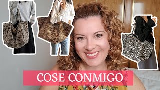 🍂 RETO de NOVIEMBRE MAXI BOLSO con NECESER a juego COSE CONMIGO [upl. by Eornom]