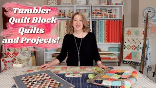 Tumbler Quilt Block Quilts and Projects [upl. by Rialb645]