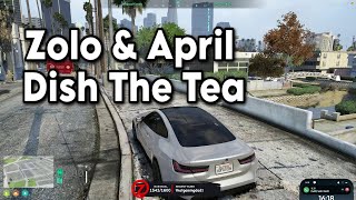 April Confronts Zolo about liking Raymond  Tea on Zaceed September Ramee amp more  NoPixel 40 [upl. by Ttoile]