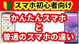 【スマホ初心者向け】かんたんスマホの良いところ 特徴や使いづらい点を解説 普通のスマホとどっちがいい？ [upl. by Niabi]