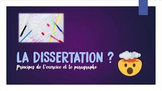 BAC DE FRANÇAIS 🎓  Dissertation 1 principes et paragraphe [upl. by Zosima339]