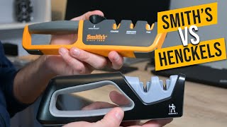 Smiths VS Henckels Portable Knife Sharpener Review [upl. by Risay]