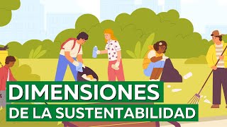 ¿Qué y cuáles son las dimensiones de la sustentabilidad♻️🌍 [upl. by Freed]