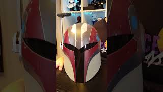 Preview of my Sabine Wren helmet review starwars disney helmet blackseries sabinewren ahsoka [upl. by Aihtebat]