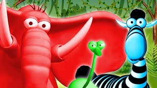 Gazoon  Colorful Animals In The Jungle  Jungle Book Stories  Funny Animal Cartoons For Kids [upl. by Longawa612]