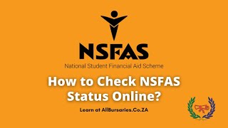 HOW TO CREAT NSFAS PROFILE [upl. by Faludi]