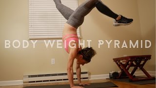 Brutal Body Weight Pyramid Workout [upl. by Normalie275]