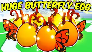 Hatching 100 NEW HUGE MACHINE BUTTERFLY EGGS in Roblox Pet Simulator 99 [upl. by Suoivatram]