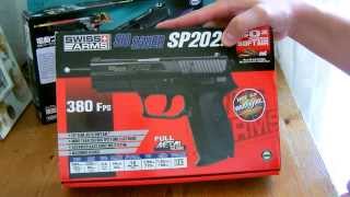 sig sauer sp 2022 kwc swiss arms repack cybergun [upl. by Hadeehuat664]