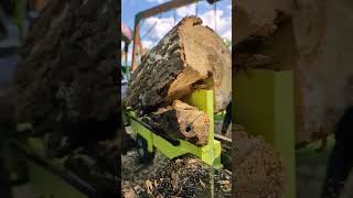 Unboxing and first use of the 18 ton Forest West kinetic log splitter ‼️ [upl. by Erhard]