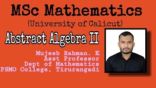 43 corollary of conjugation isomorphism  Abstract Algebra  MSc Maths  Second Semester  MTH2C06 [upl. by Cathryn]