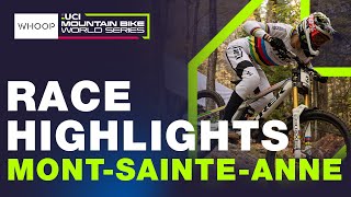 RACE HIGHLIGHTS  Elite Men  MontSainteAnne UCI Downhill World Cup Final [upl. by Aramaj]