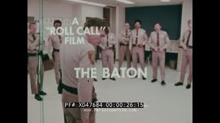 quotTHE BATON” 1970’S POLICE OFFICER TRAINING FILM WEST COVINA POLICE DEPARTMENT XD47684 [upl. by Anawik952]