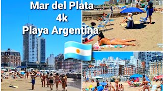 4K 60FPS Caminando por las playas de Mar del Plata 2020 [upl. by Nadia234]