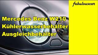 Fehler Kühlwasserbehälter tropft  MercedesBenz W210 [upl. by Ronnoc]