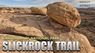 Slickrock Foot Trail Needles District  Canyonlands National Park [upl. by Oinimreh295]