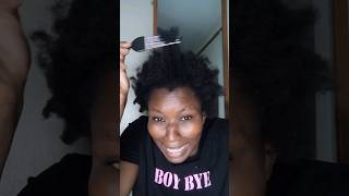 MY NATURAL COARSE 4C HAIR WUNT COMB youtube shortsviral shorts [upl. by Esoj917]