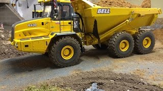 ADT Bell B40D backwards to the job site [upl. by Erej814]