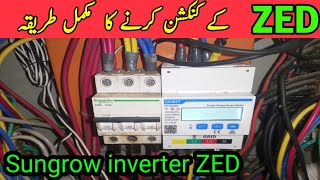 sungrow inverter zed connections  zero export device connections [upl. by Notak]