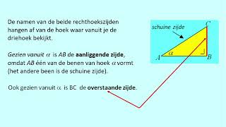 Namen in rechthoekige driehoeken [upl. by Eldnar]