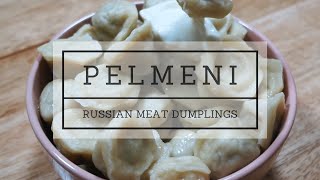 How to make Pelmeni  Russian meat dumplings [upl. by Premer]