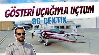 GÖSTERİ UÇAĞIYLA UÇTUM  8G ÇEKTİK [upl. by Marcile]