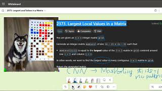 python C速解MaxPooling Leetcode 2373 Largest Local Values in a Matrix [upl. by Aicnelav]