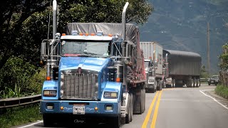 TRACTOMULAS COLOMBIANAS POR UNA DE LAS VIAS MAS RECONOCIDAS EN EL PAIS  ALTO DE MATASANOS  🔥💯💪👏 [upl. by Kabab58]