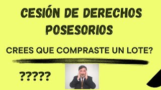 COMPRÉ POR CESIÓN DE DERECHOS POSESORIOS 🤔 Y AHORA  USUCAPIÓN PRESCRIPCIÓN ADQUISITIVA [upl. by Paxon820]