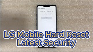 How To Hard ResetFactory Reset Any LG Phone Easy Way [upl. by Ymia]