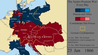 The AustroPrussian War Every Day [upl. by Negam]