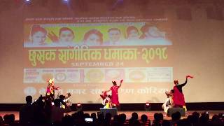 surkhet ma bulbule tal live group performance in south korea [upl. by Noella]