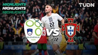 HIGHLIGHTS  Eslovenia 20 Portugal  Amistoso Internacional  TUDN [upl. by Roosnam]